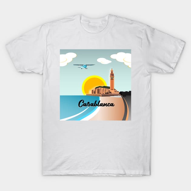 Casablanca Morocco T-Shirt by mailboxdisco